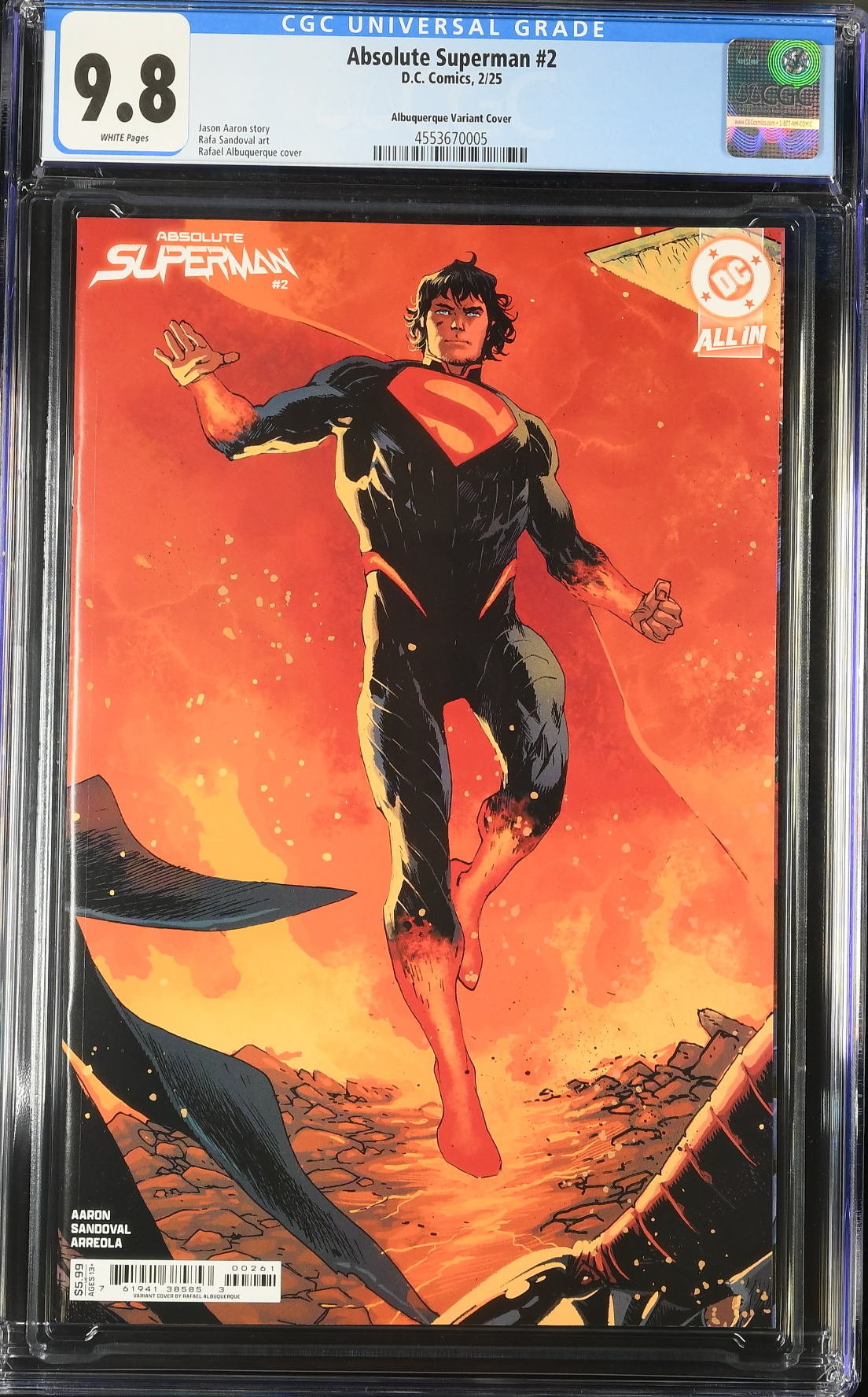 Absolute Superman #2 Albuquerque Variant CGC 9.8