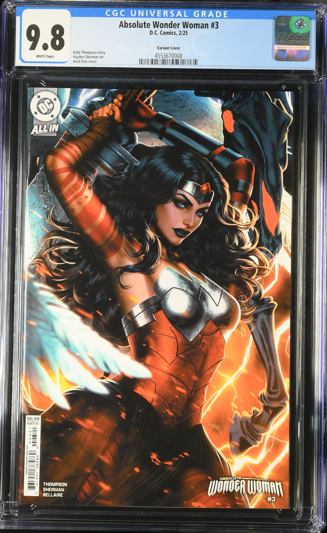 Absolute Wonder Woman #3 Diaz Variant CGC 9.8