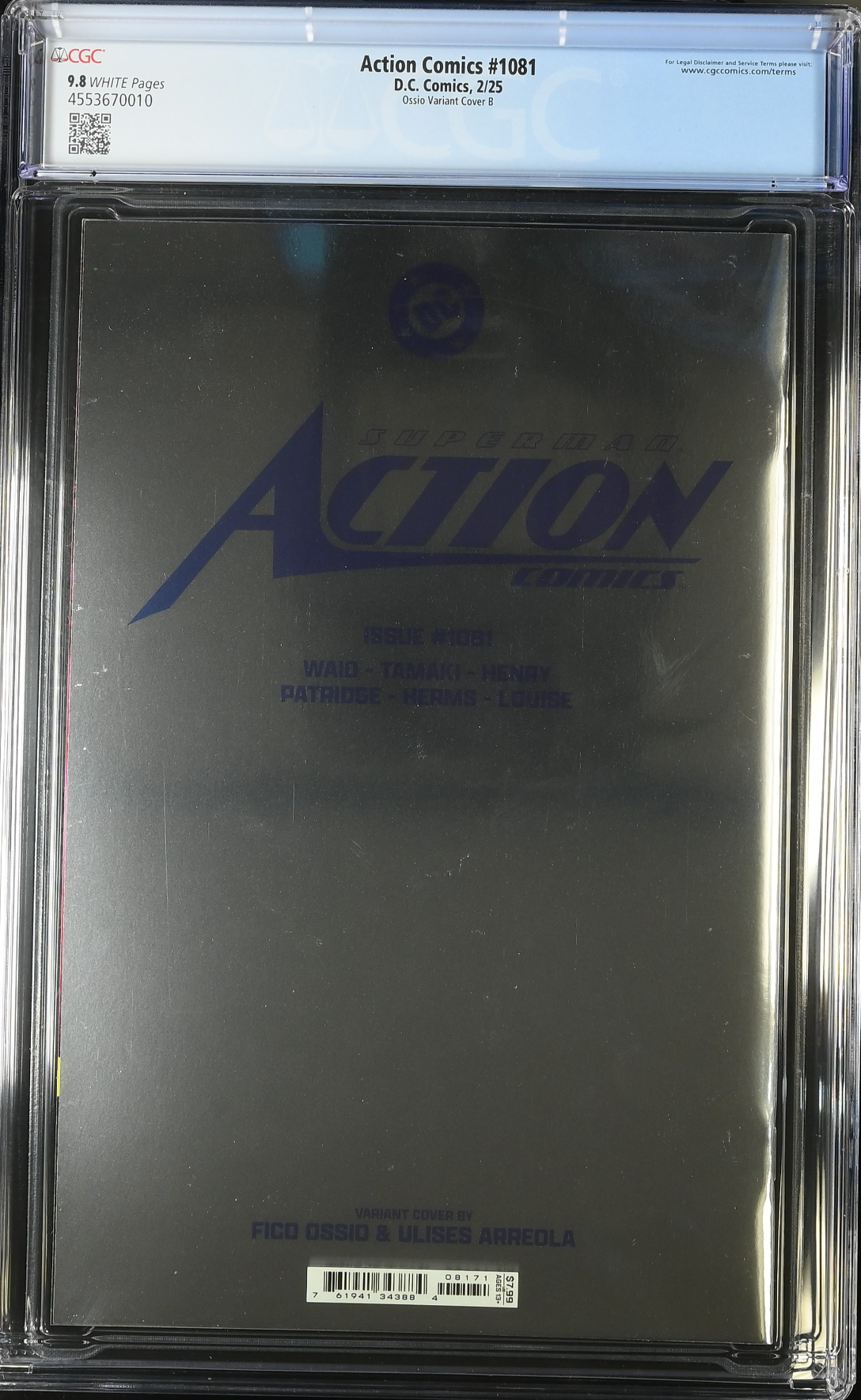 Action Comics #1081 Ossio Foil Variant CGC 9.8