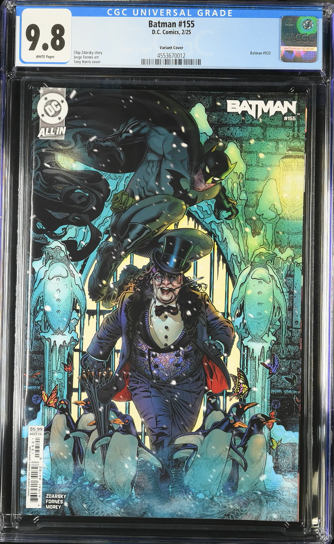 Batman #155 Harris Variant CGC 9.8