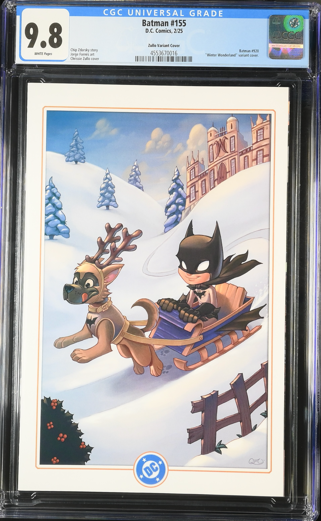 Batman #155 Zullo Variant CGC 9.8