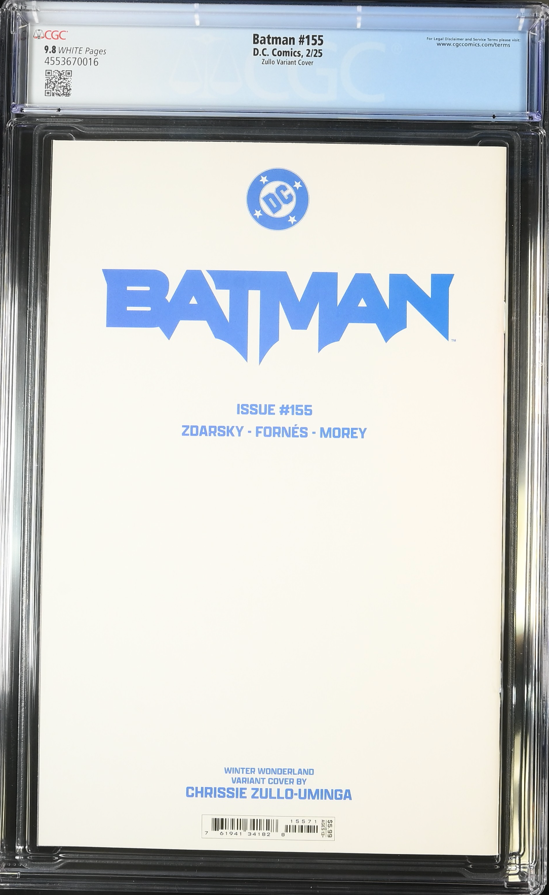 Batman #155 Zullo Variant CGC 9.8