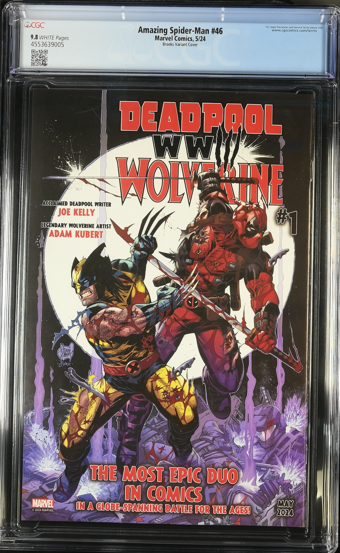 Amazing Spider-Man #46 Brooks Headshot Variant CGC 9.8