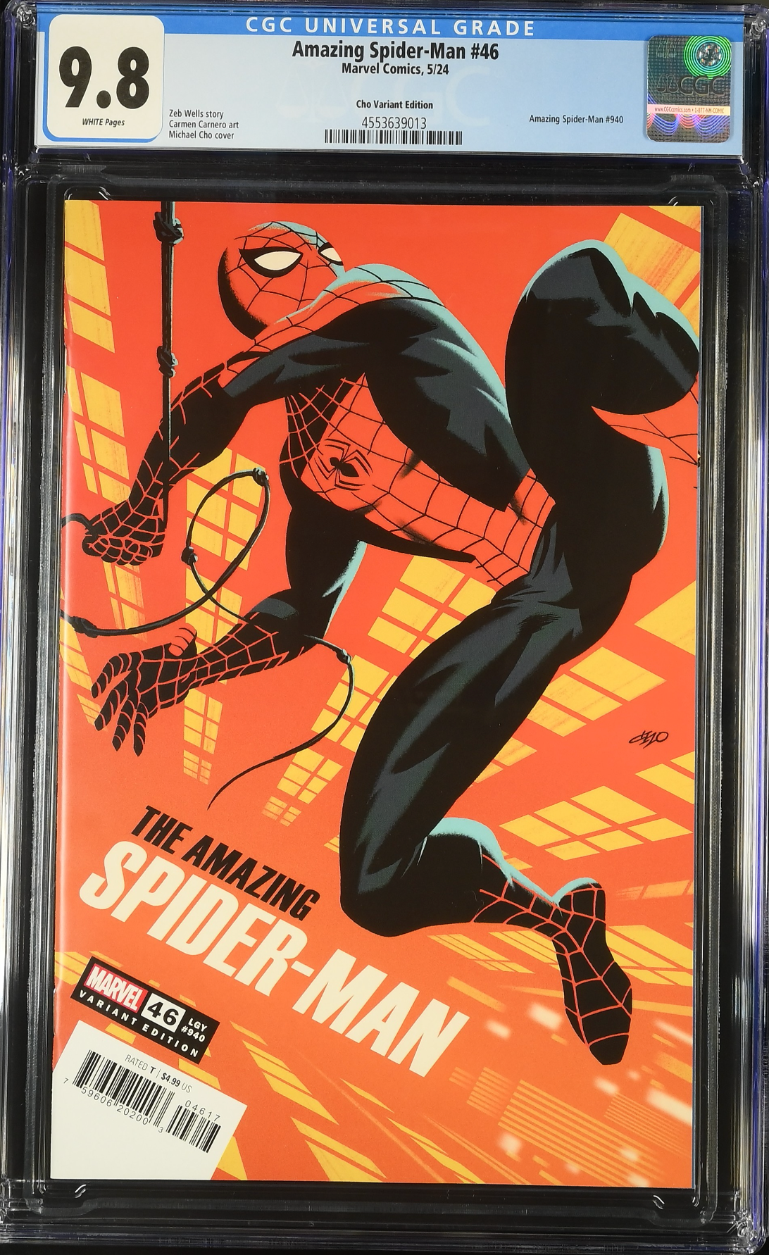 Amazing Spider-Man #46 Cho 1:25 Retailer Incentive Variant CGC 9.8
