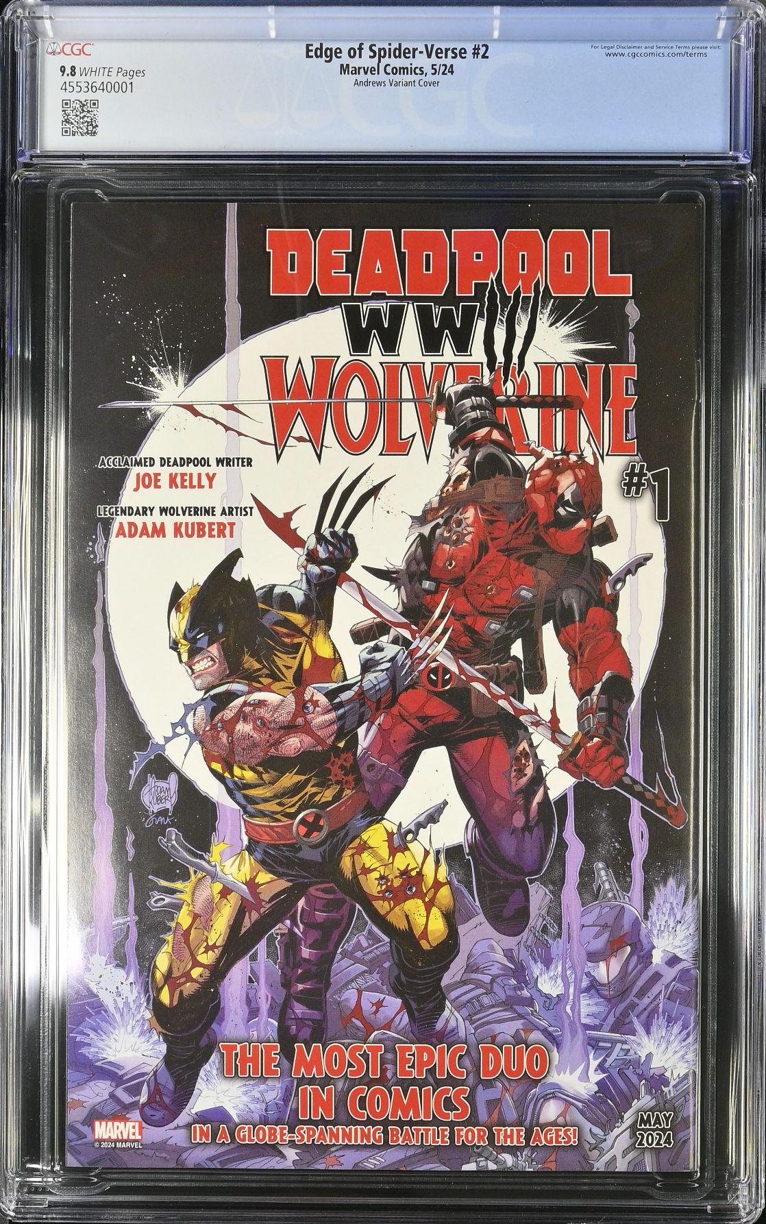 Edge of Spider-Verse (2024) #2 Andrews Variant CGC 9.8