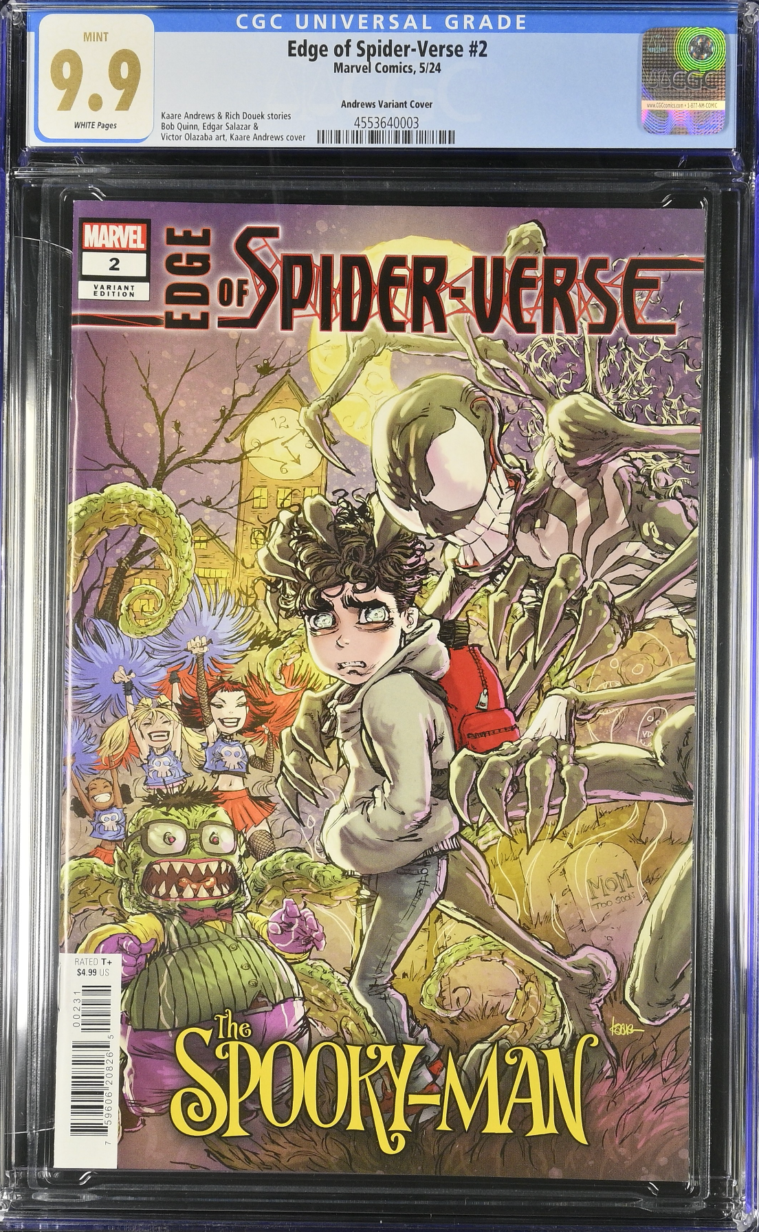 Edge of Spider-Verse (2024) #2 Andrews Variant CGC 9.9