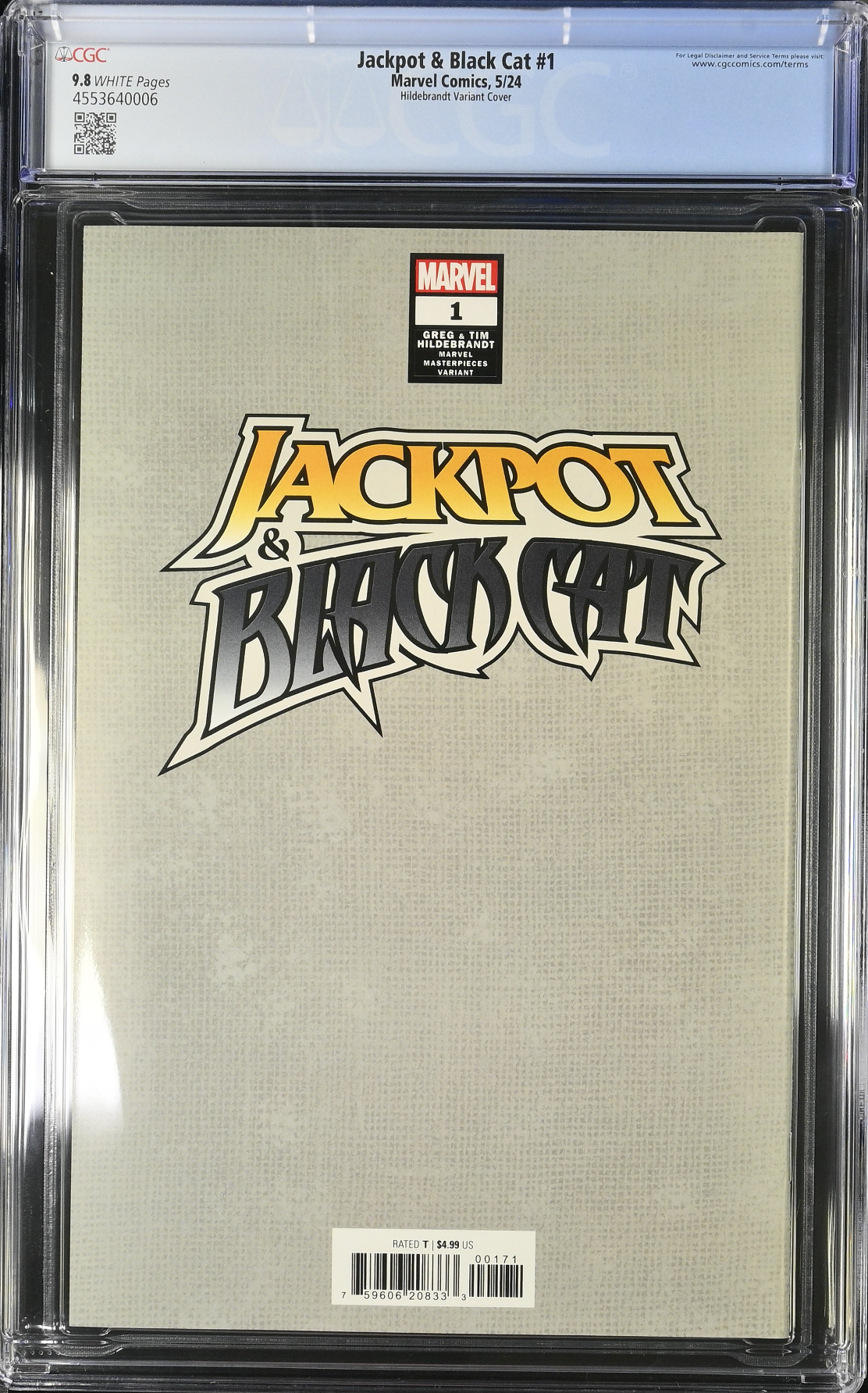 Jackpot & Black Cat #1 Hildebrandt Variant CGC 9.8