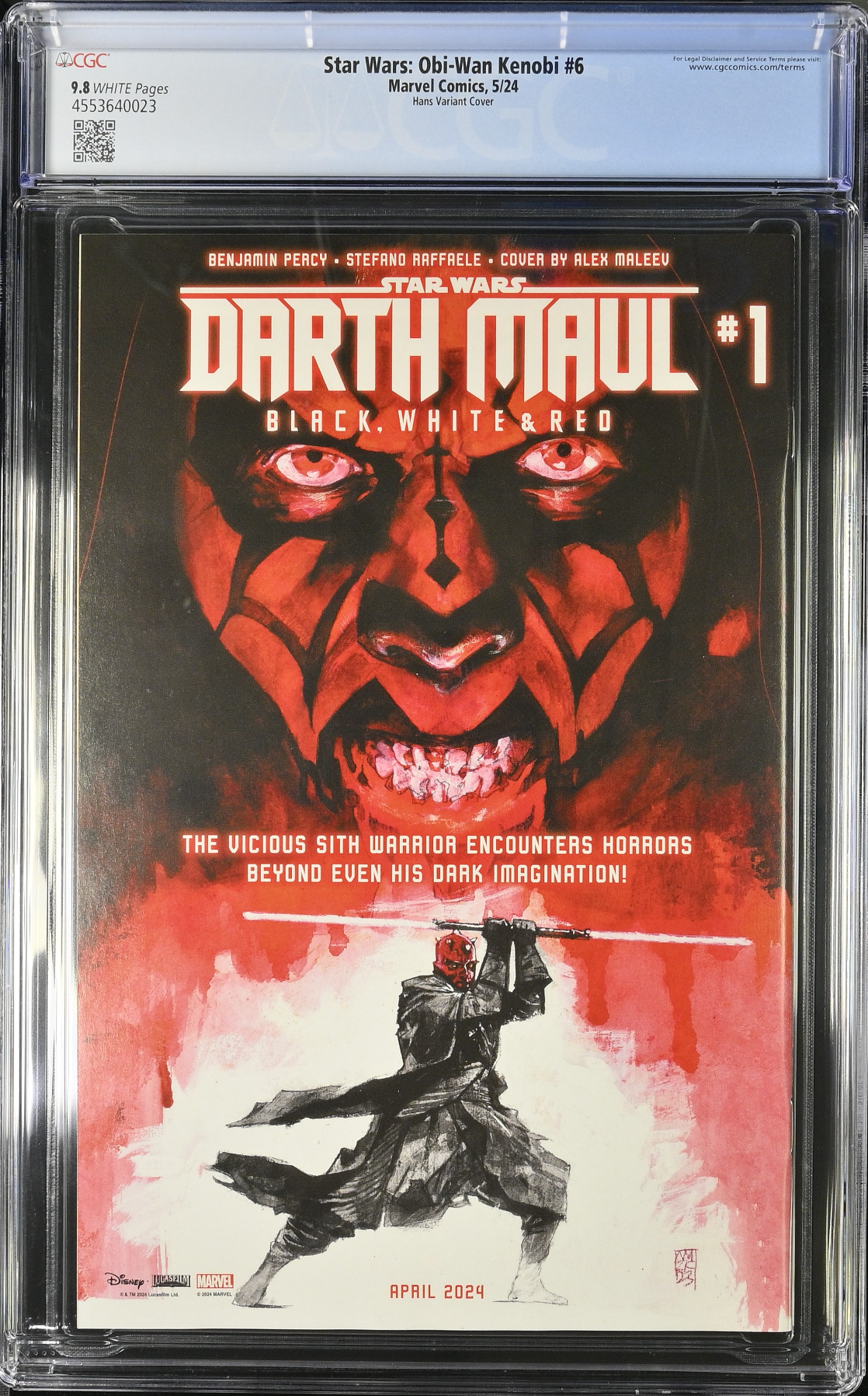 Star Wars: Obi-Wan Kenobi #6 Hans Variant CGC 9.8