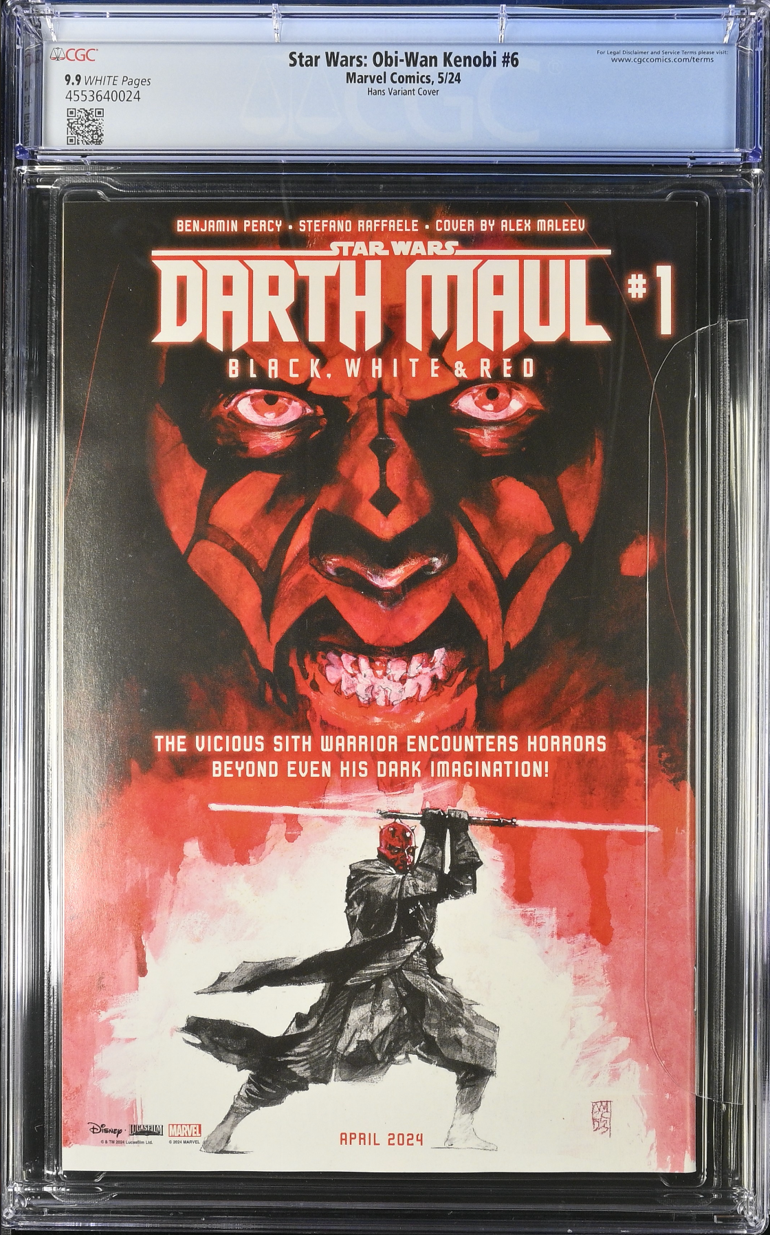 Star Wars: Obi-Wan Kenobi #6 Hans Variant CGC 9.9