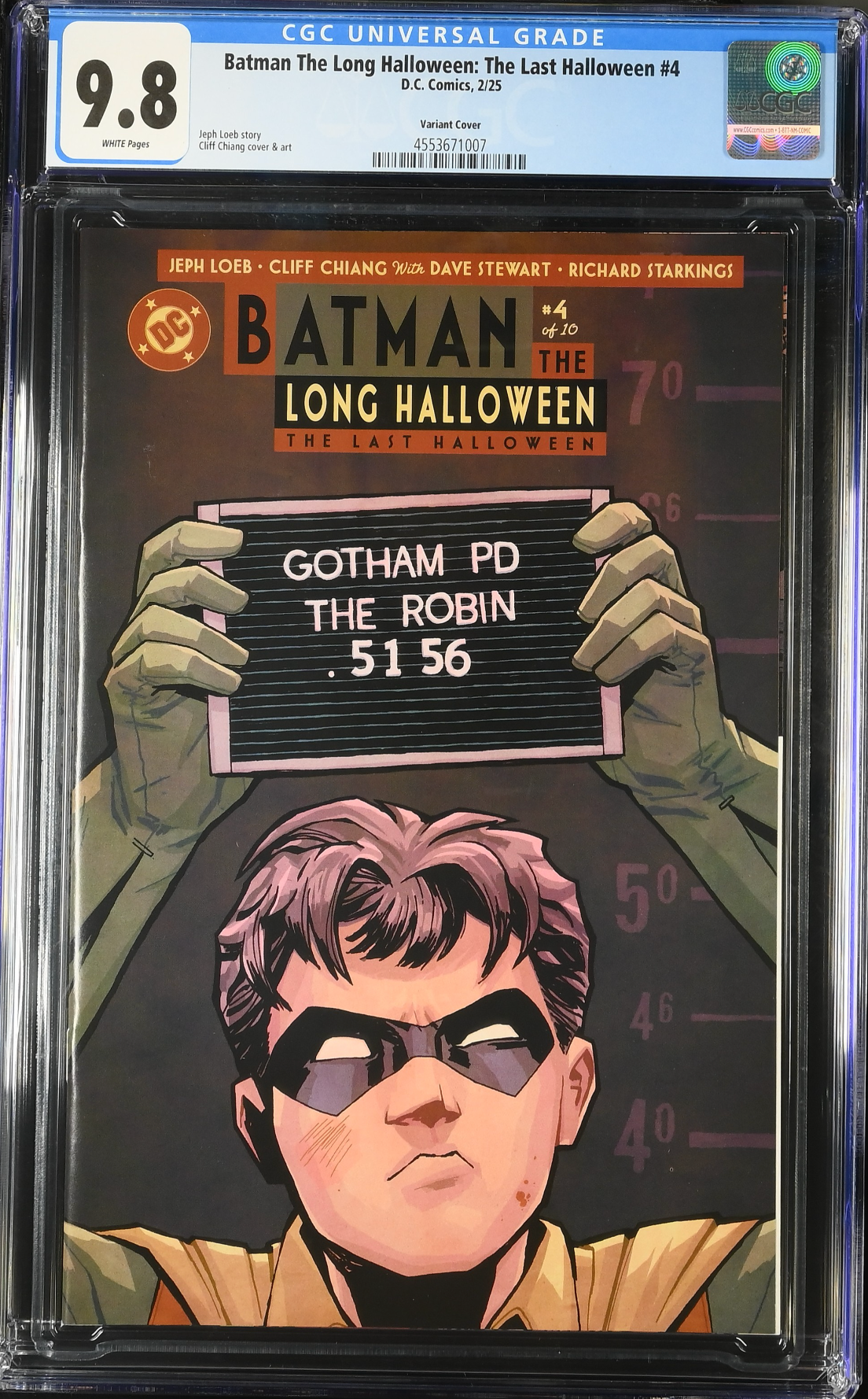 Batman: The Long Halloween - The Last Halloween #4 Chiang Variant CGC 9.8
