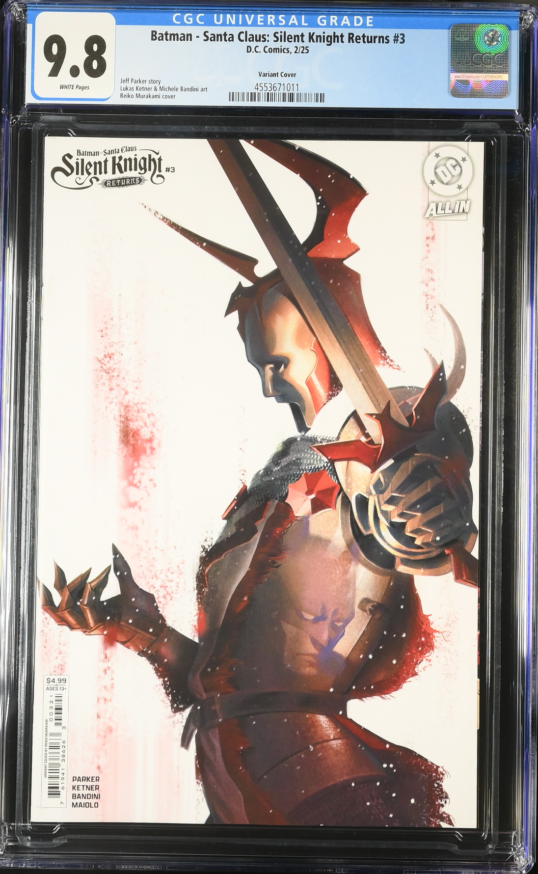 Batman - Santa Claus: Silent Knight Returns #3 Murakami Variant CGC 9.8