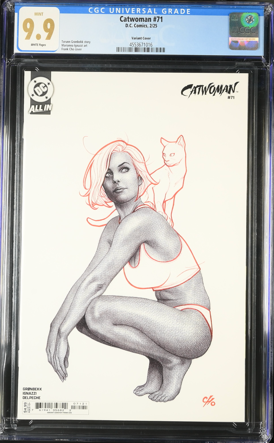 Catwoman #71 Cho Variant CGC 9.9