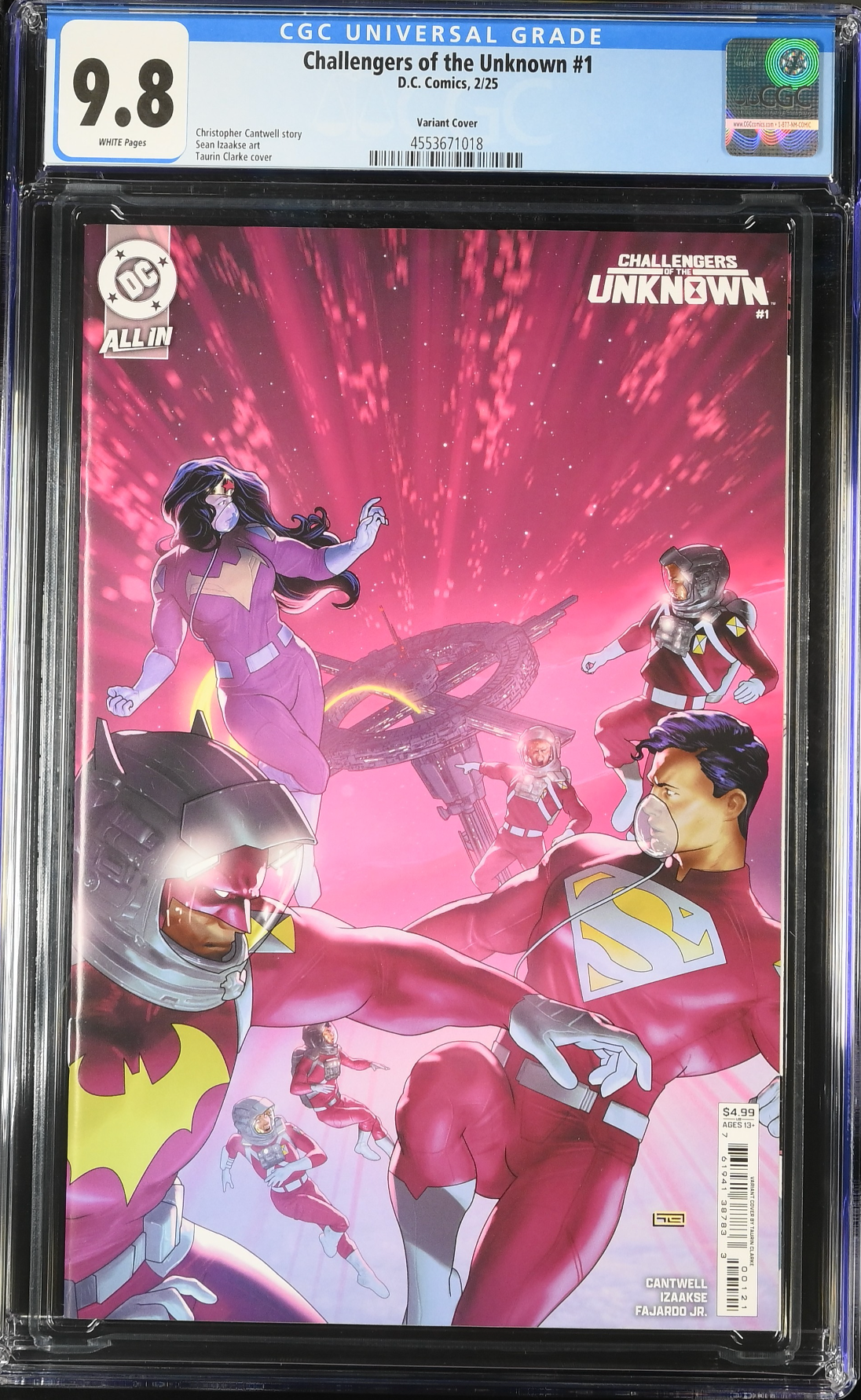 Challengers of the Unknown #1 Clarke Variant CGC 9.8