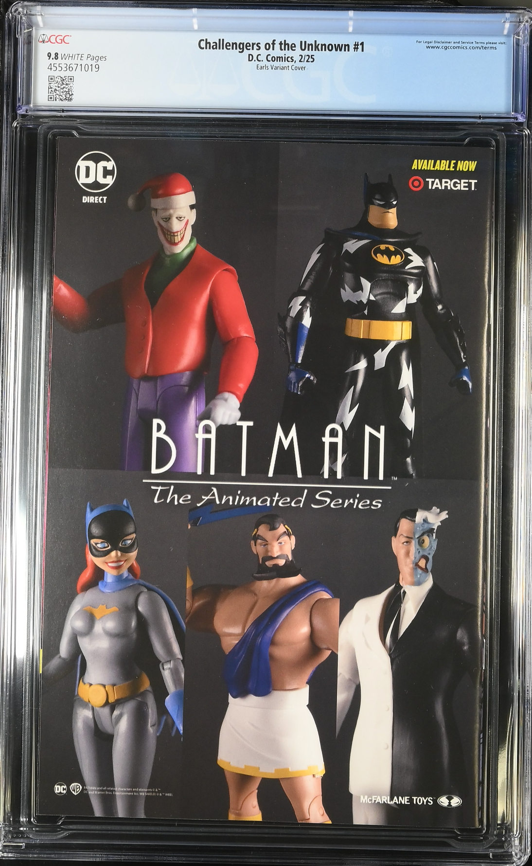 Challengers of the Unknown #1 Earls Variant CGC 9.8