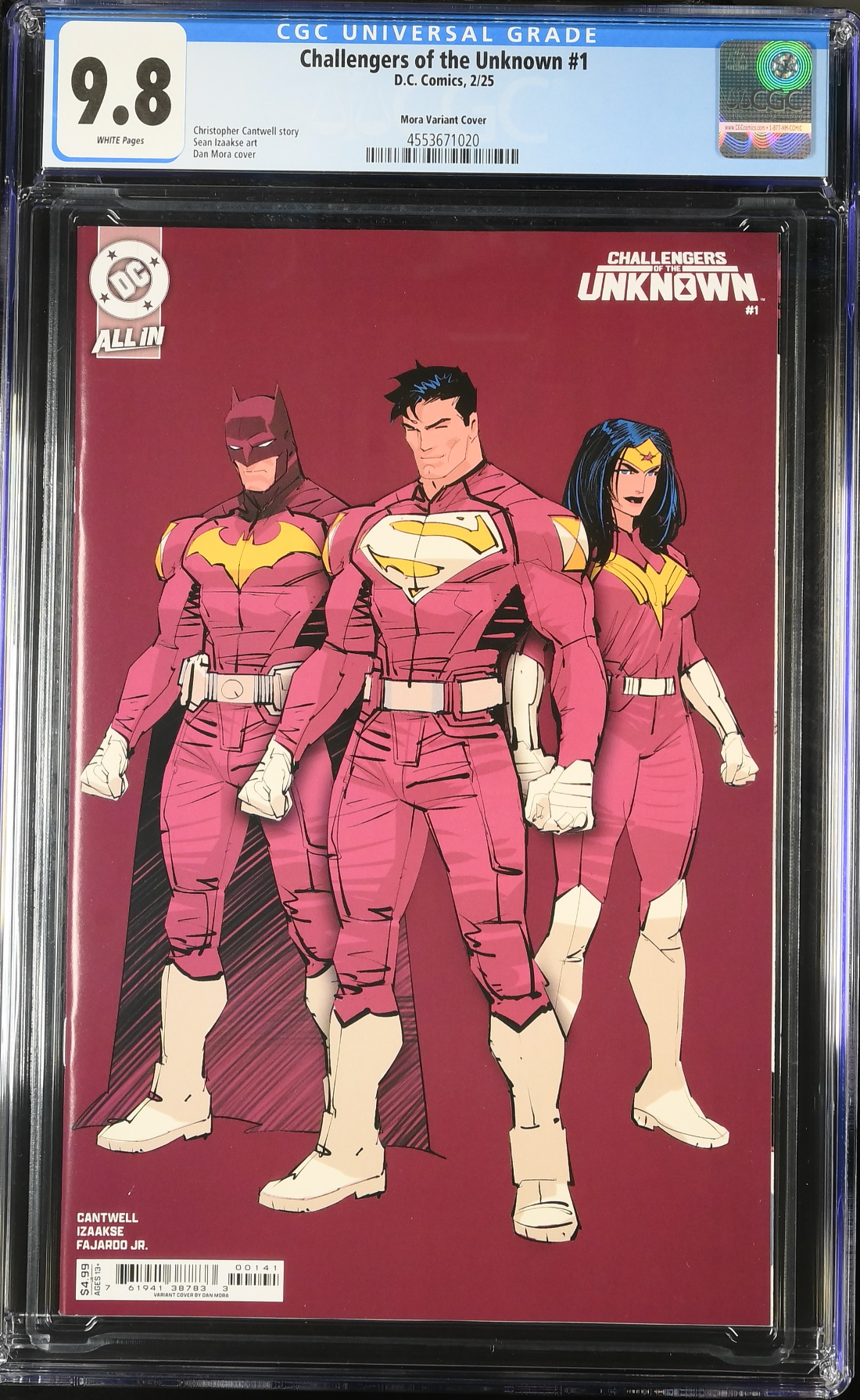Challengers of the Unknown #1 Mora Variant CGC 9.8