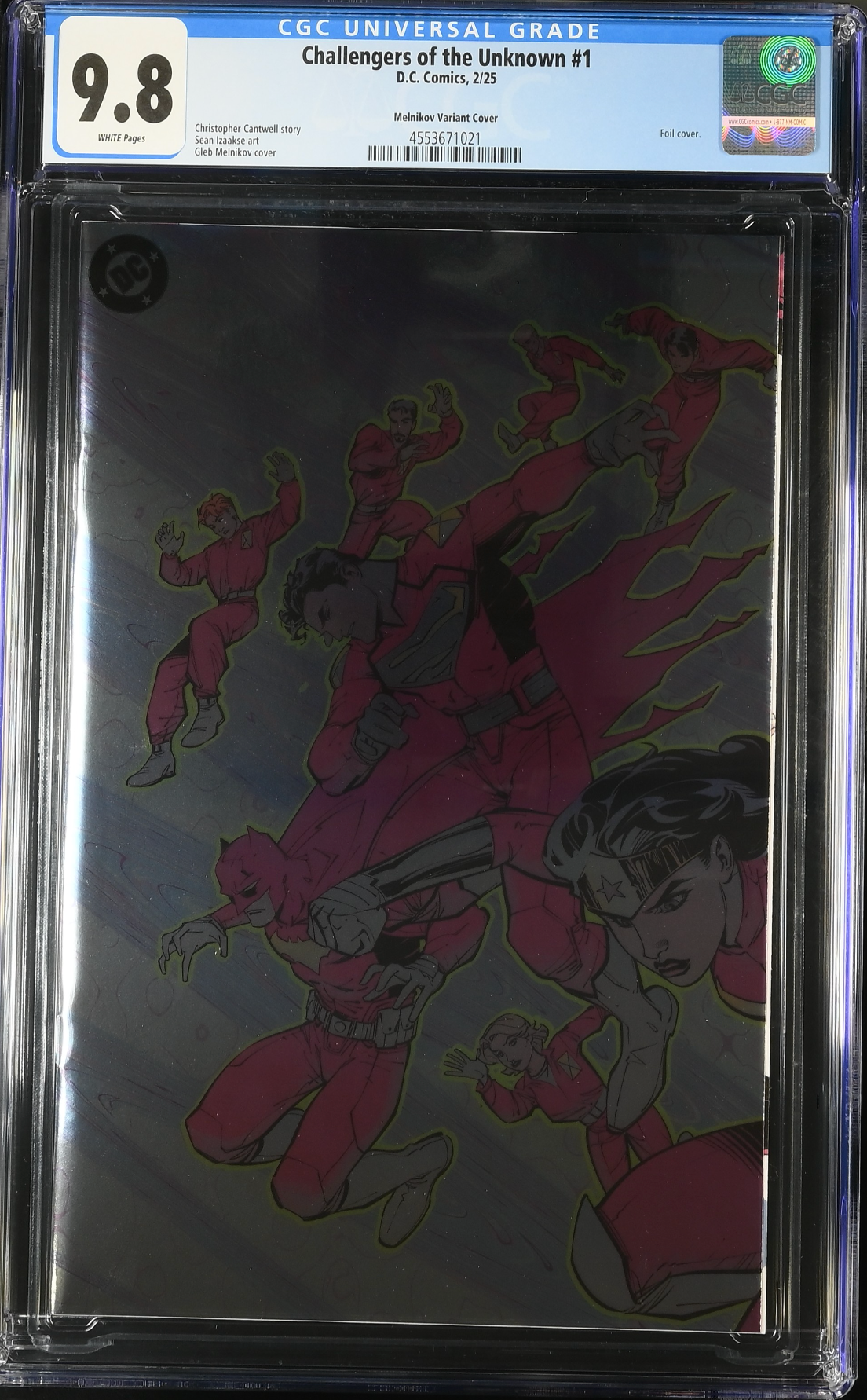 Challengers of the Unknown #1 Melnikov Foil Variant CGC 9.8