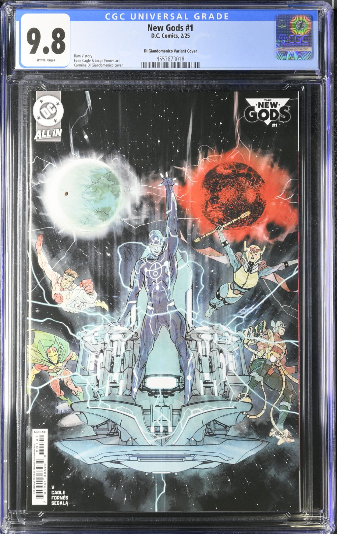 New Gods #1 Di Giandomenico 1:25 Retailer Incentive Variant CGC 9.8