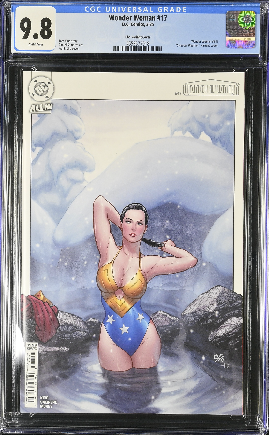 Wonder Woman #17 Cho Variant CGC 9.8