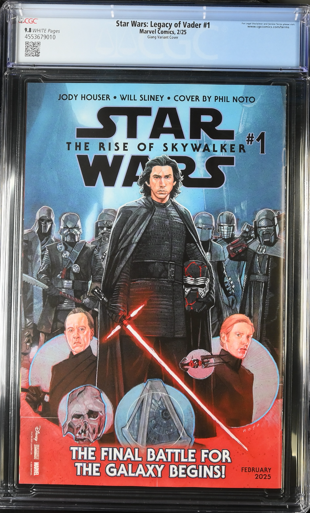 Star Wars: Legacy of Vader #1 Giang 1:25 Retailer Incentive Variant CGC 9.8