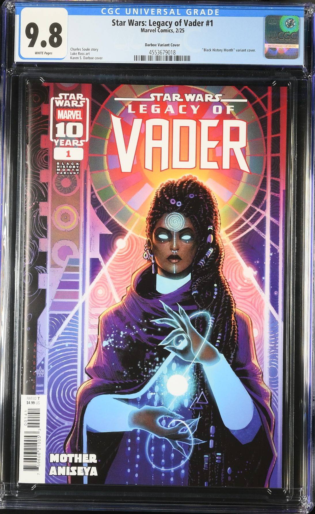 Star Wars: Legacy of Vader #1 Darboe Variant CGC 9.8