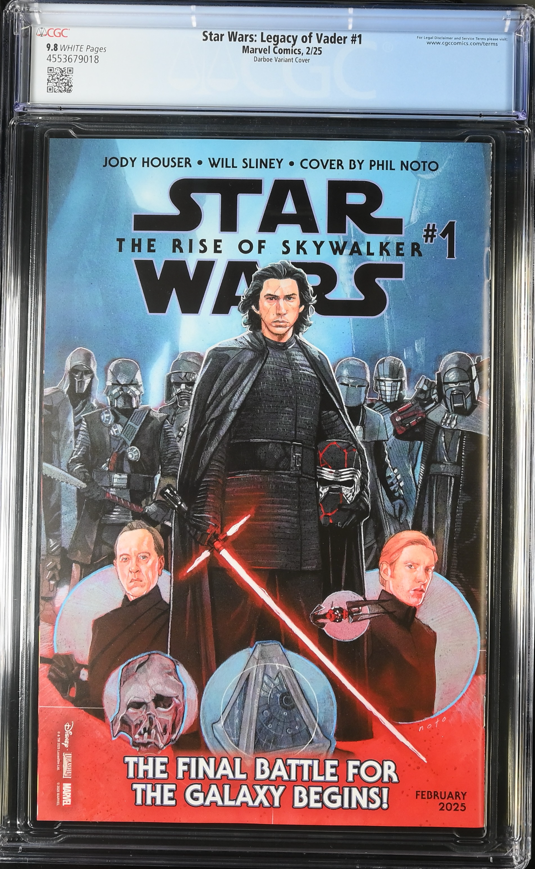 Star Wars: Legacy of Vader #1 Darboe Variant CGC 9.8