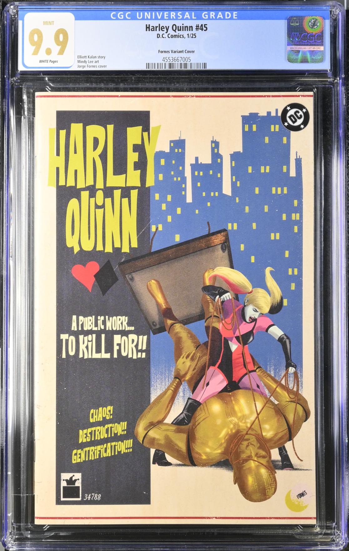 Harley Quinn #45 Fornes Variant CGC 9.9
