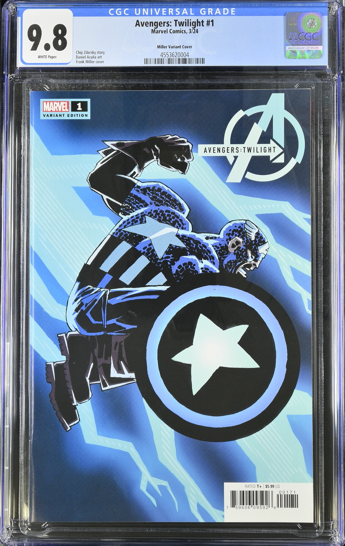 Avengers Twilight #1 Miller Variant CGC 9.8