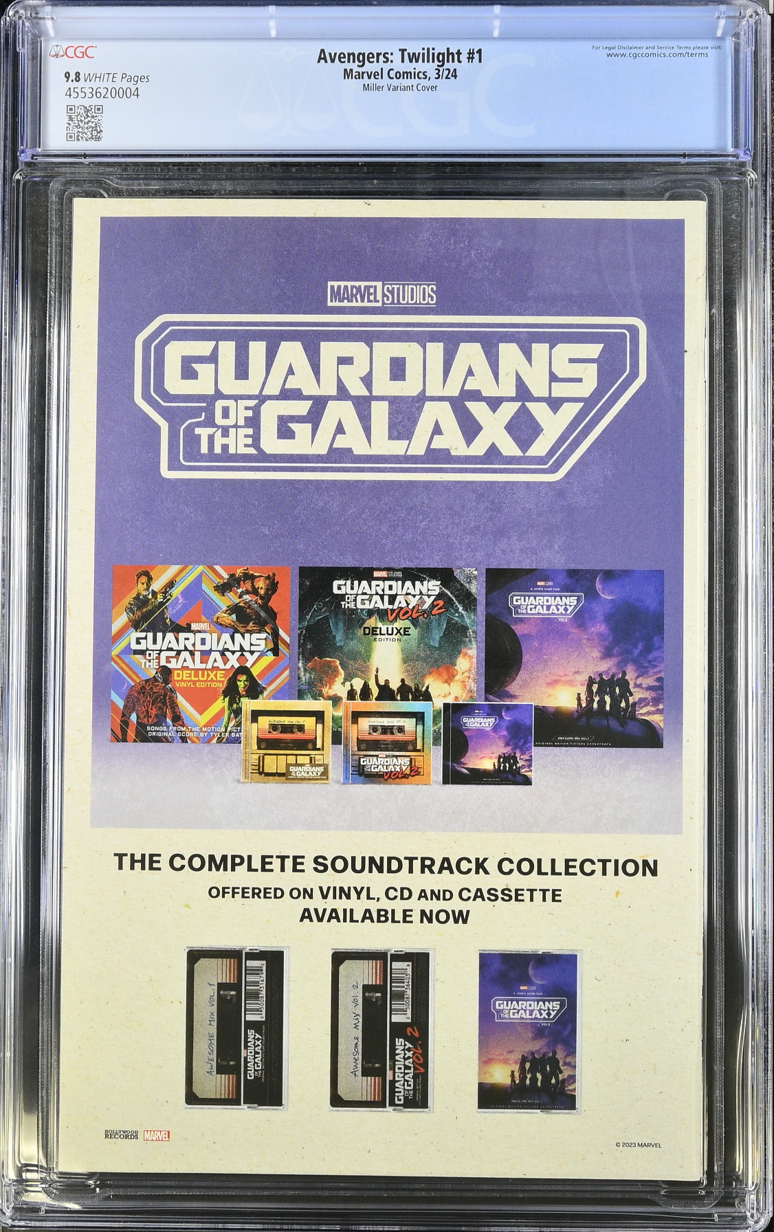 Avengers Twilight #1 Miller Variant CGC 9.8