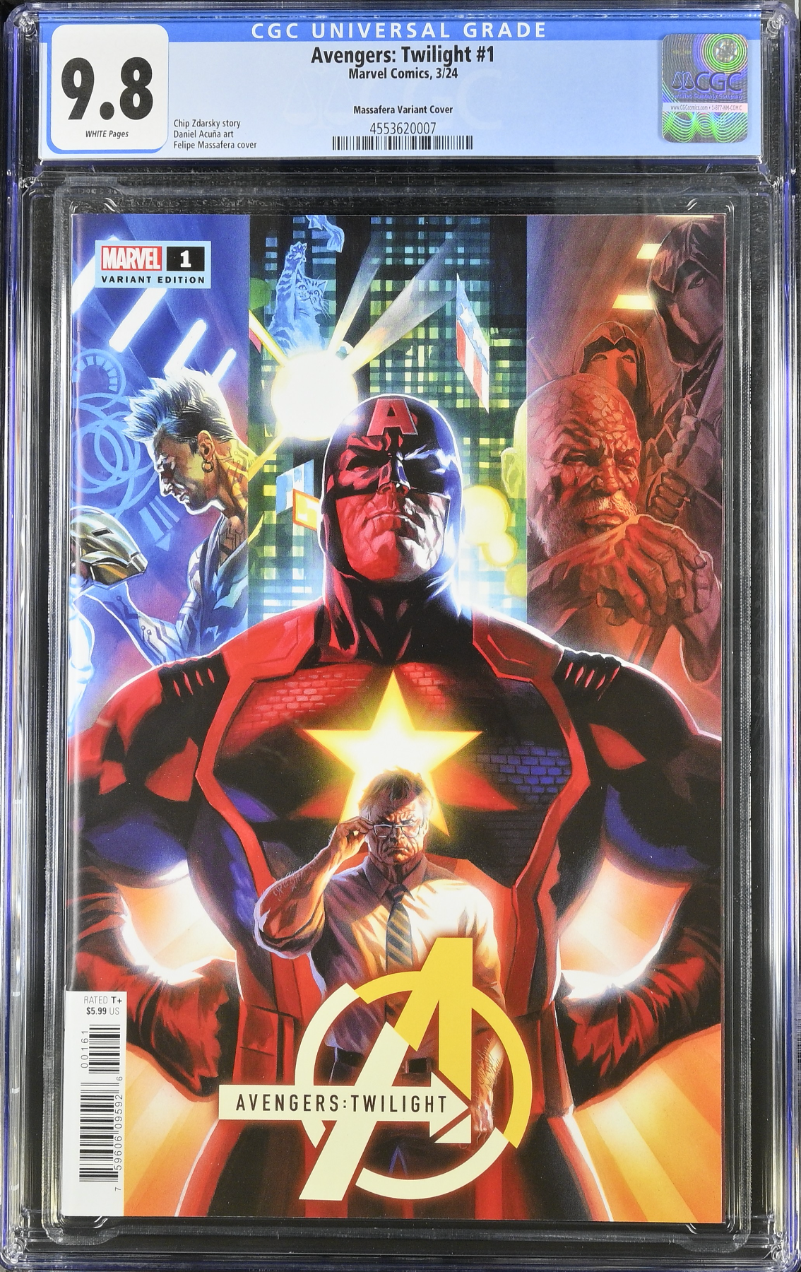 Avengers Twilight #1 Massafera Variant CGC 9.8