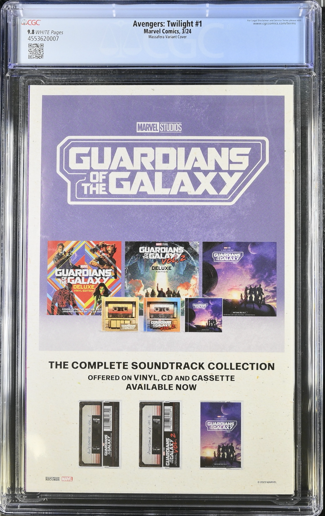 Avengers Twilight #1 Massafera Variant CGC 9.8