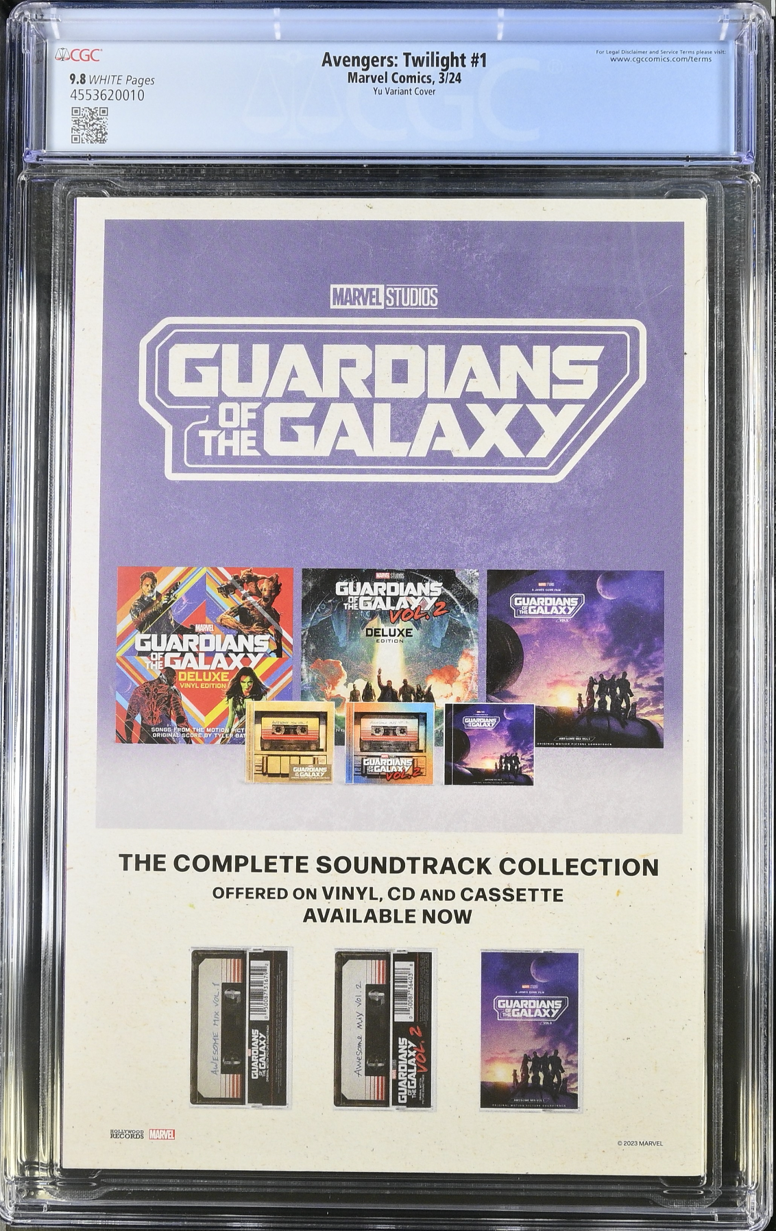 Avengers Twilight #1 Yu Variant CGC 9.8