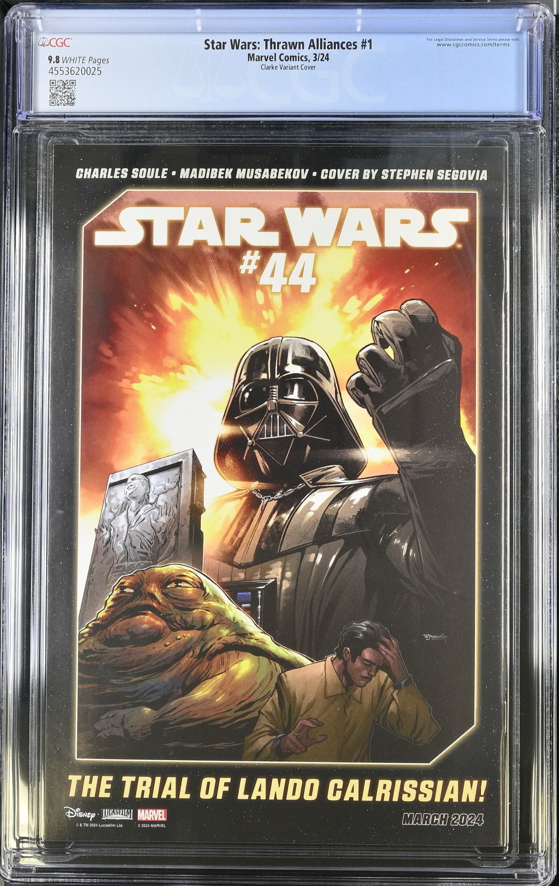 Star Wars: Thrawn Alliances #1 Clarke Variant CGC 9.8
