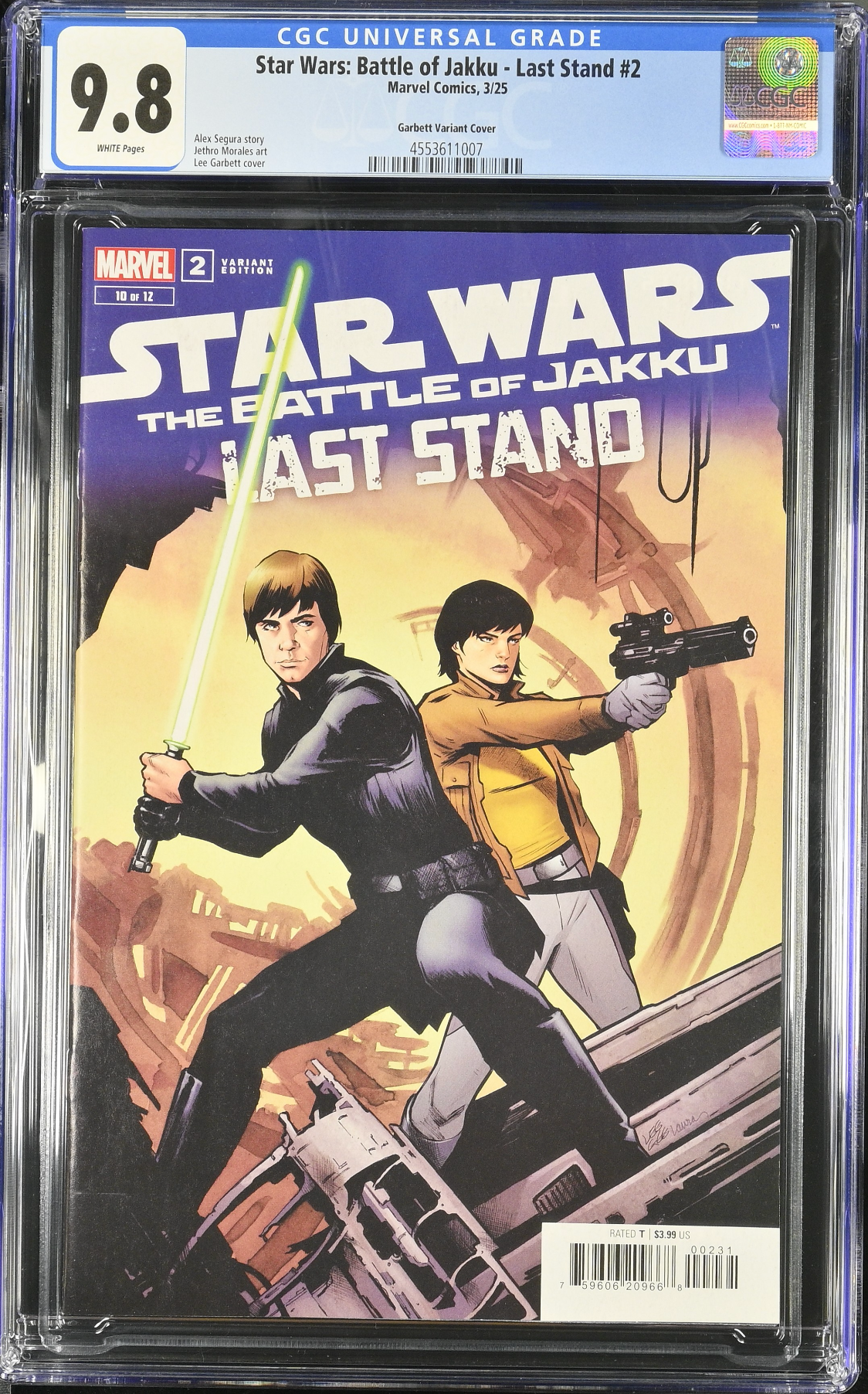 Star Wars: The Battle of Jakku - Last Stand #2 Garbett Variant CGC 9.8