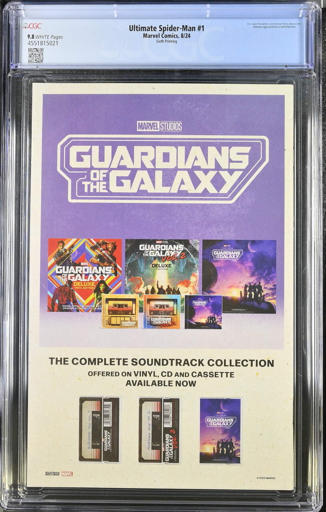 Ultimate Spider-Man #1 Sixth Printing CGC 9.8