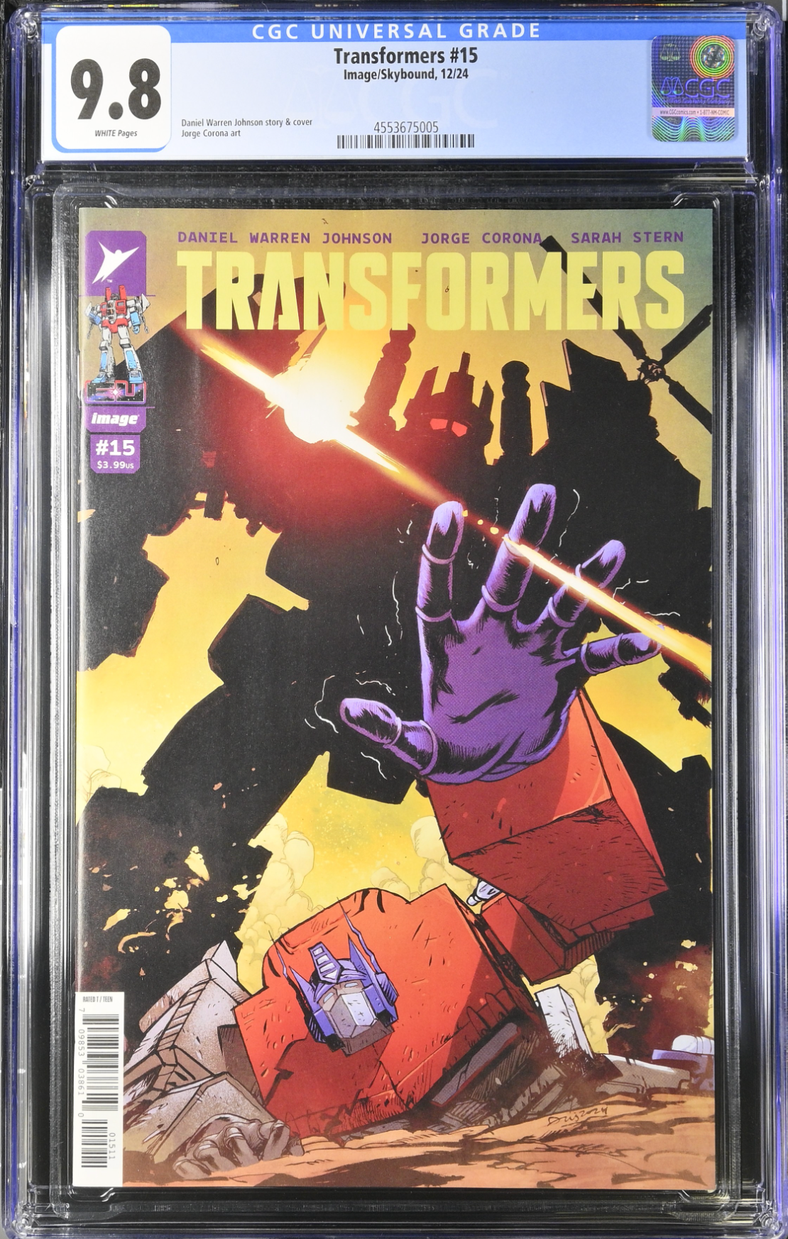 Transformers #15 CGC 9.8