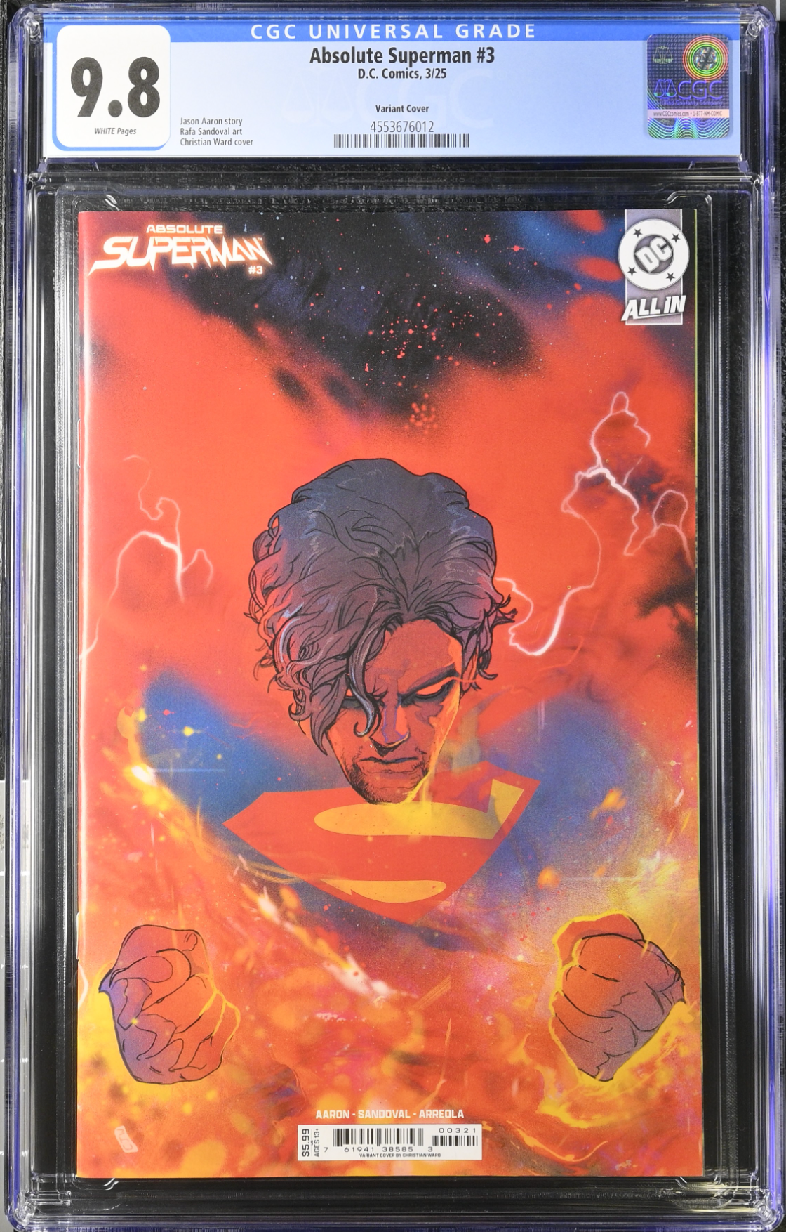 Absolute Superman #3 Ward Variant CGC 9.8