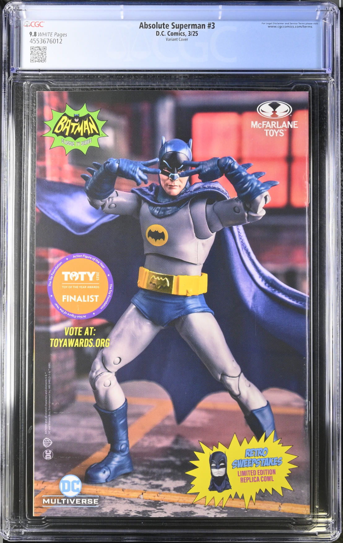 Absolute Superman #3 Ward Variant CGC 9.8