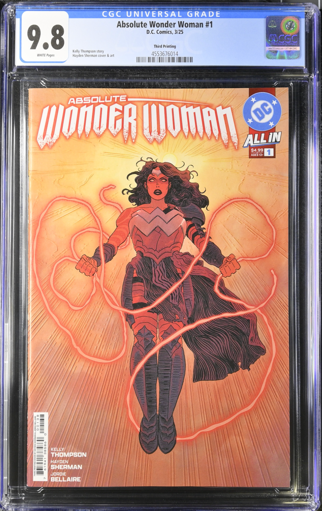Absolute Wonder Woman #1 Third Printing CGC 9.8