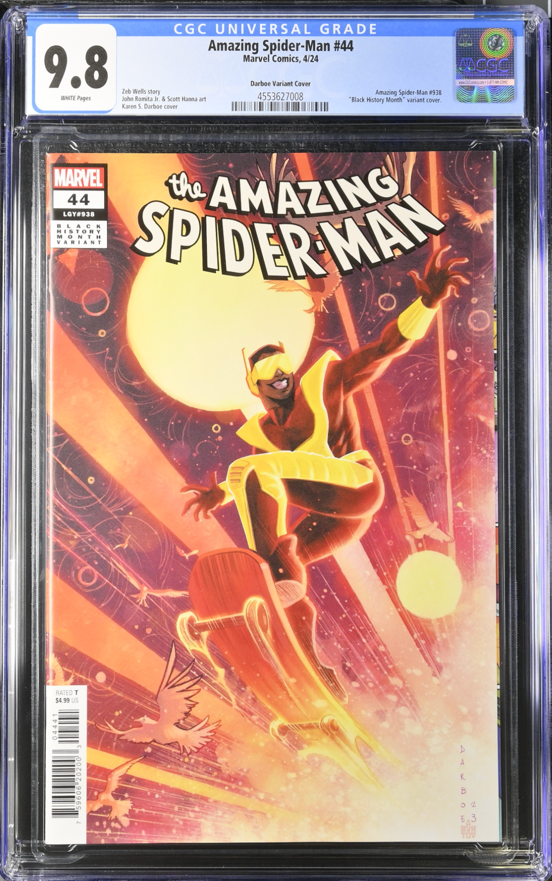 Amazing Spider-Man #44 Darboe Variant CGC 9.8