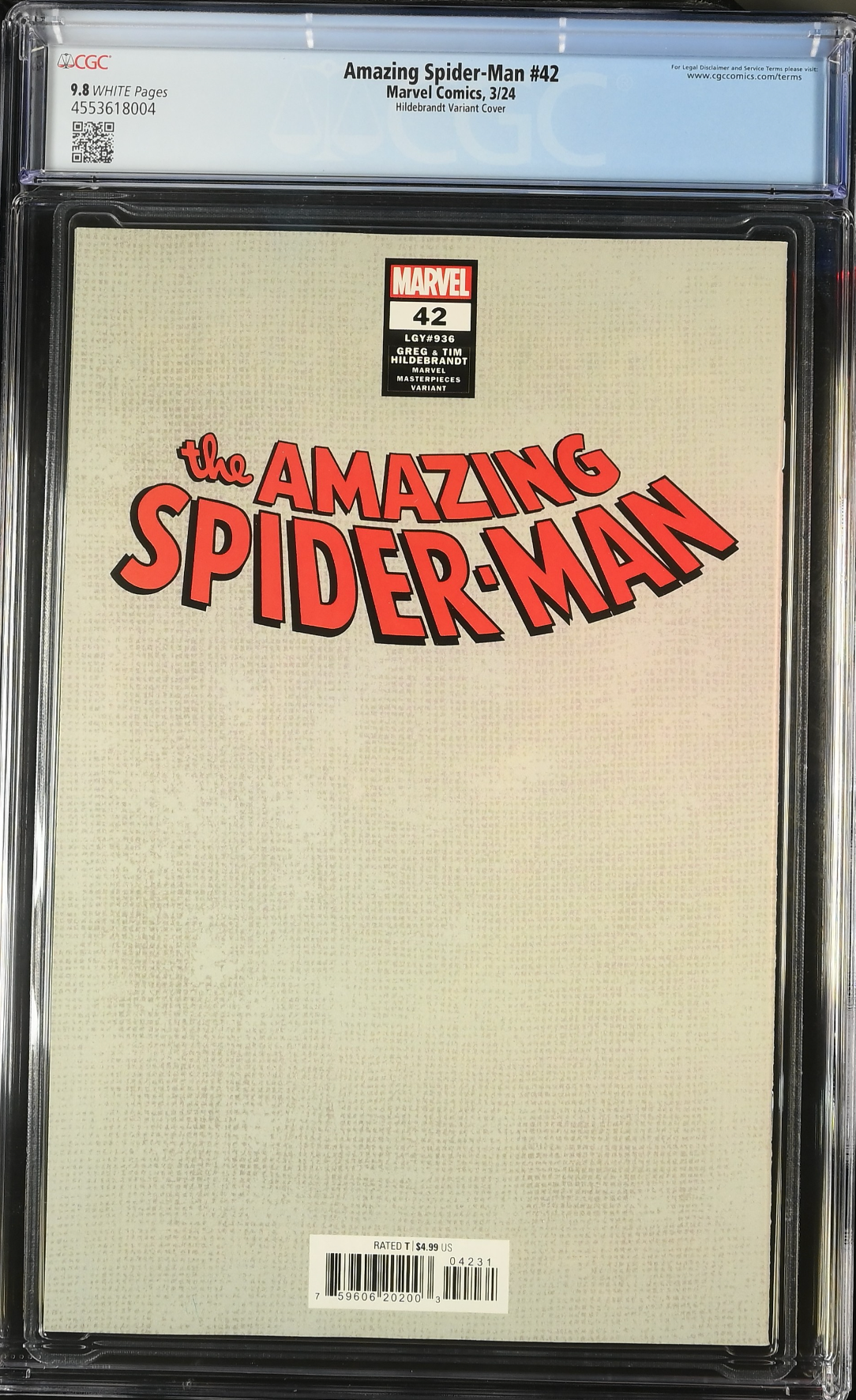 Amazing Spider-Man #42 Hildebrandt Variant CGC 9.8