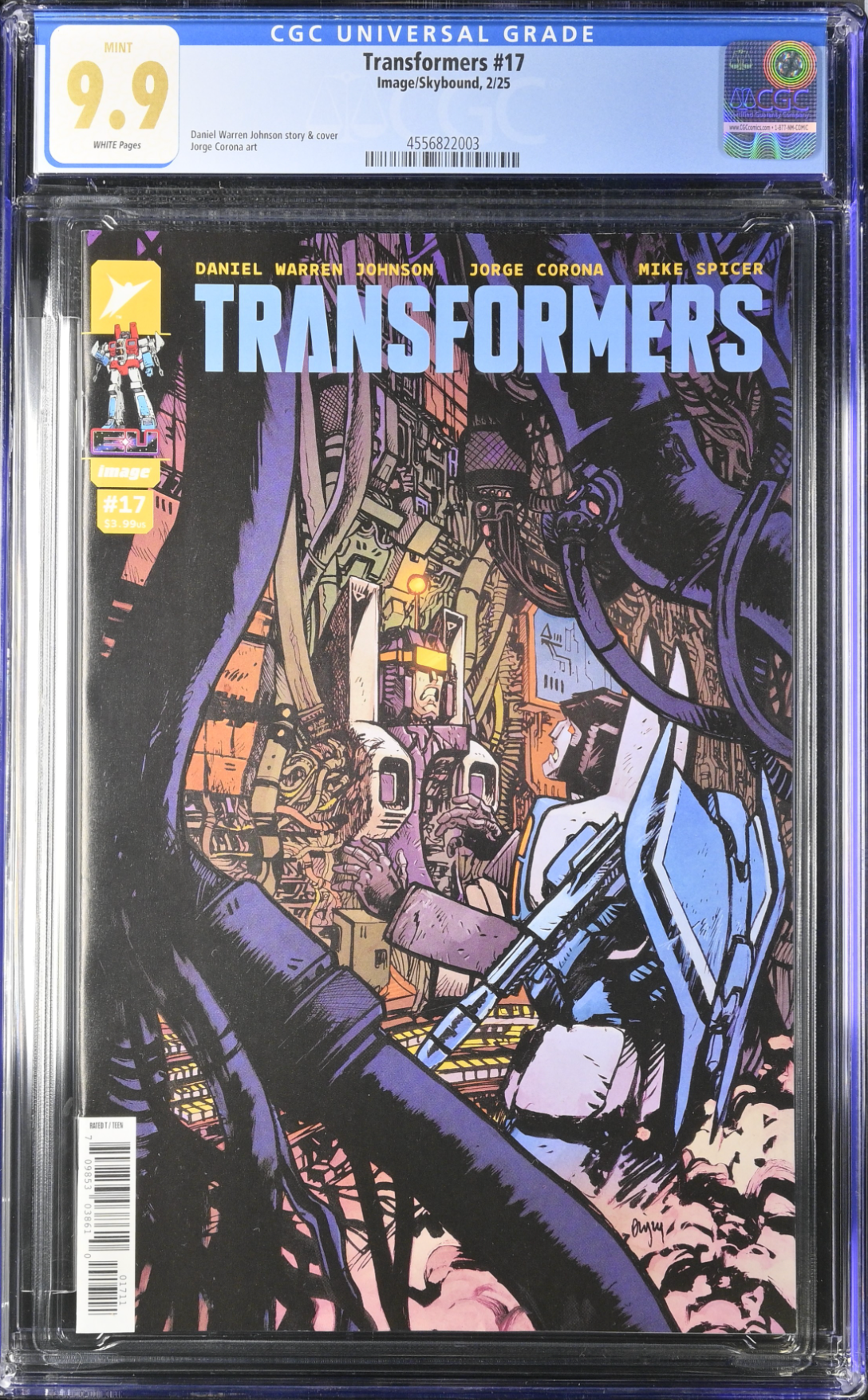Transformers #17 CGC 9.9