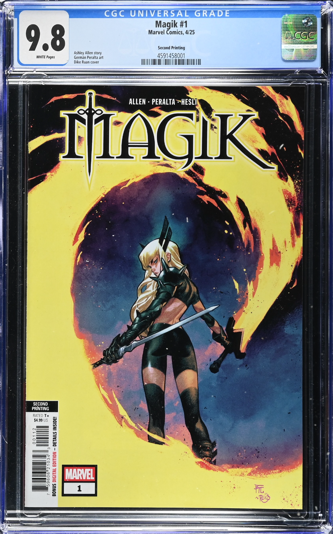 Magik #1 Second Printing CGC 9.8