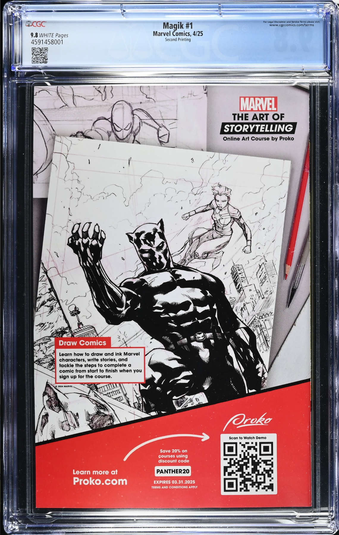 Magik #1 Second Printing CGC 9.8