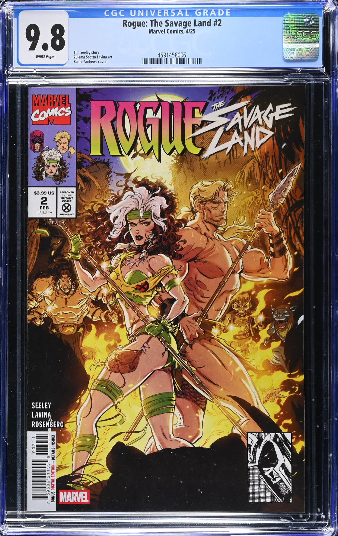 Rogue: The Savage Land #2 CGC 9.8