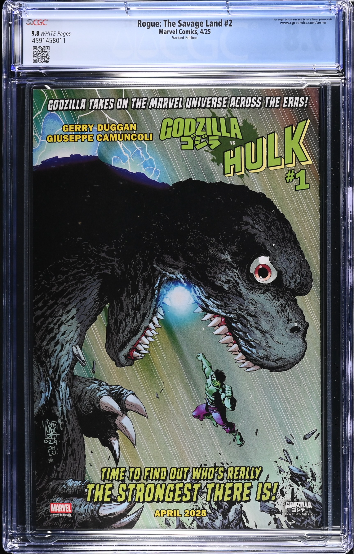 Rogue: The Savage Land #2 Campbell Variant CGC 9.8