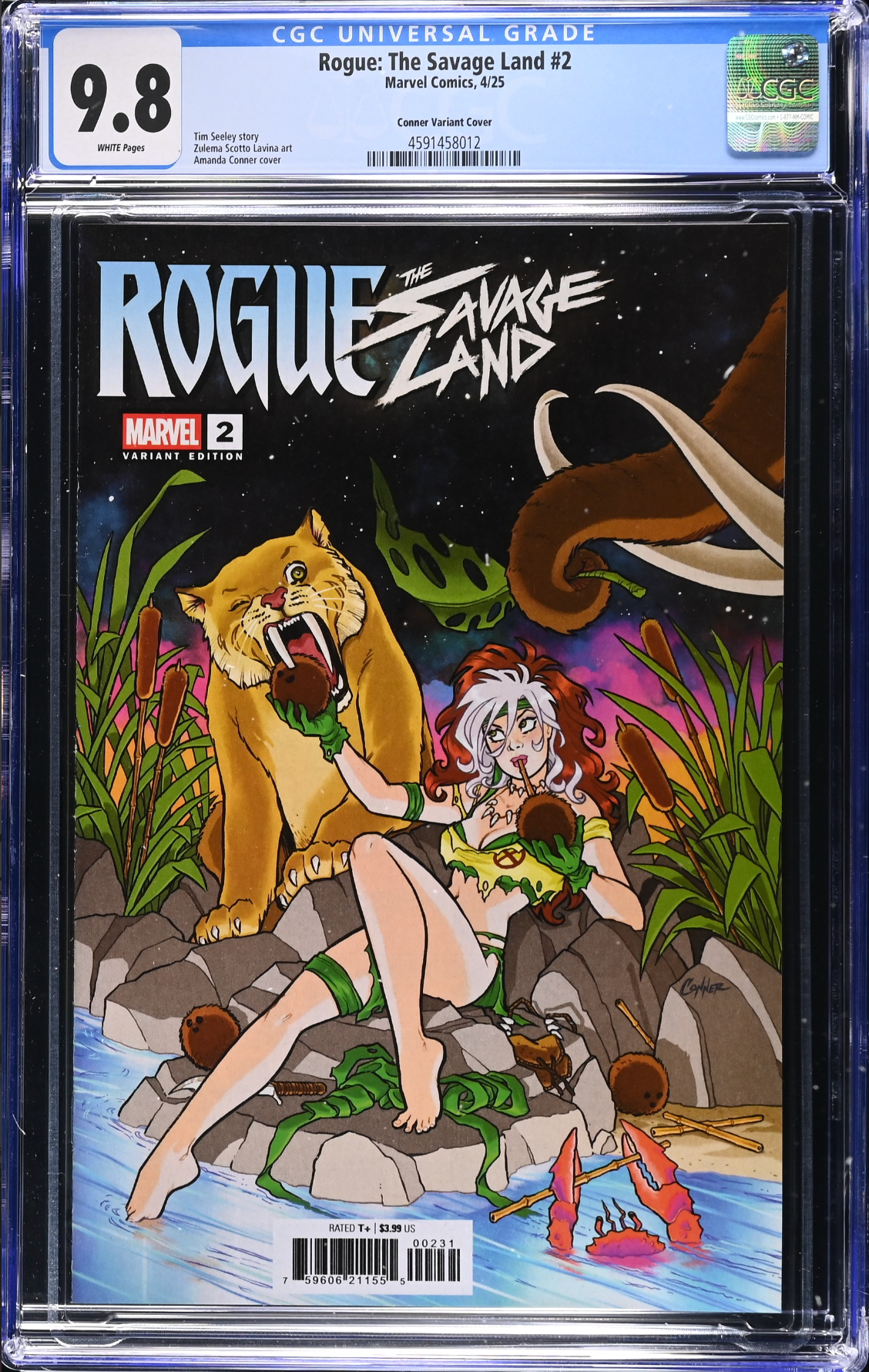 Rogue: The Savage Land #2 Conner Variant CGC 9.8