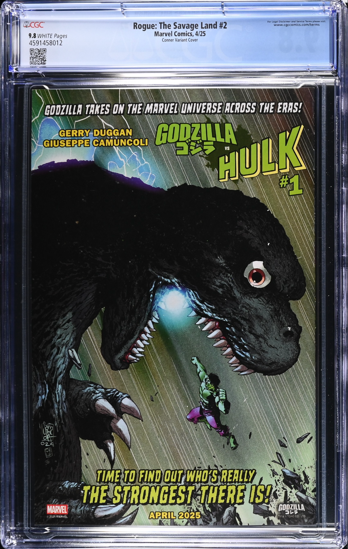 Rogue: The Savage Land #2 Conner Variant CGC 9.8