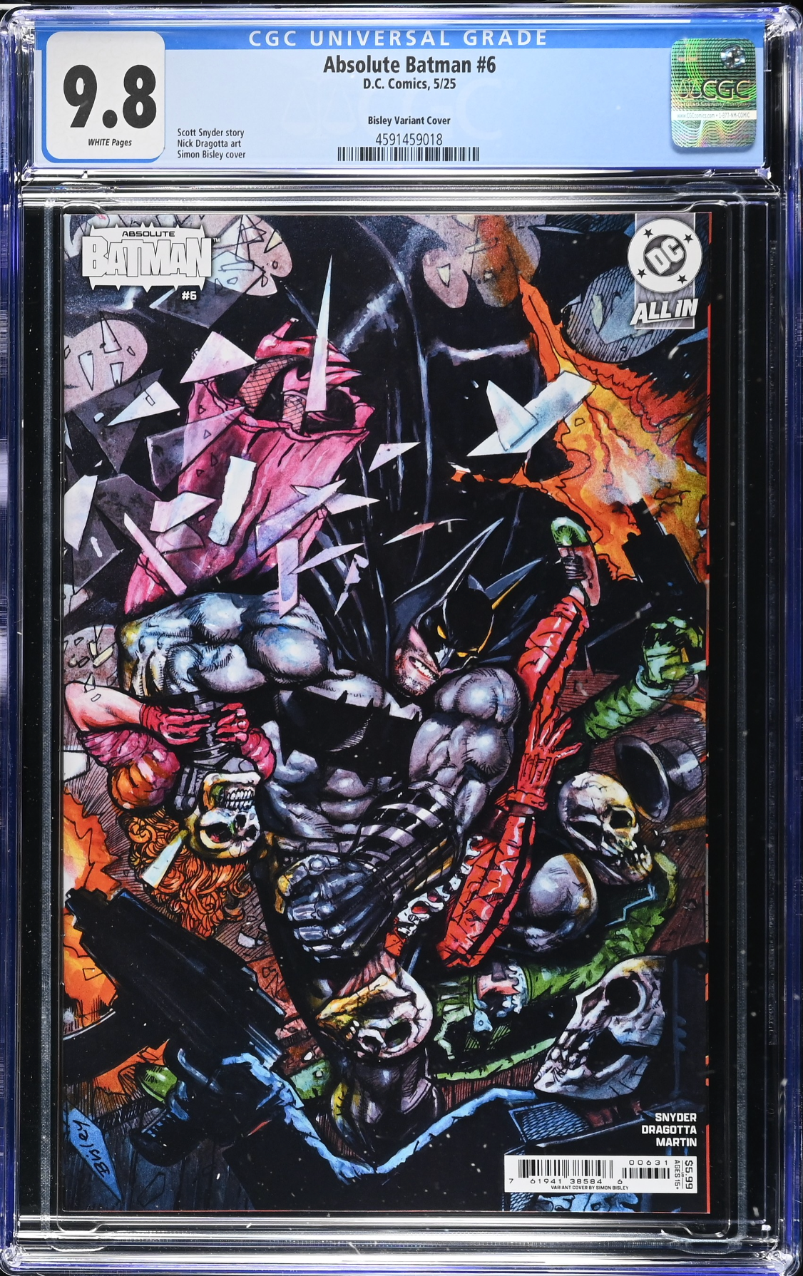 Absolute Batman #6 Bisley Variant CGC 9.8