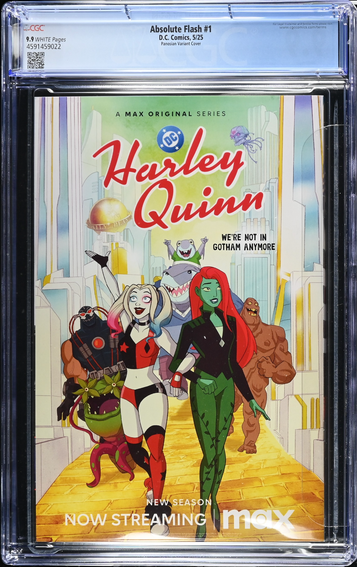 Absolute Flash #1 Panosian Variant CGC 9.9