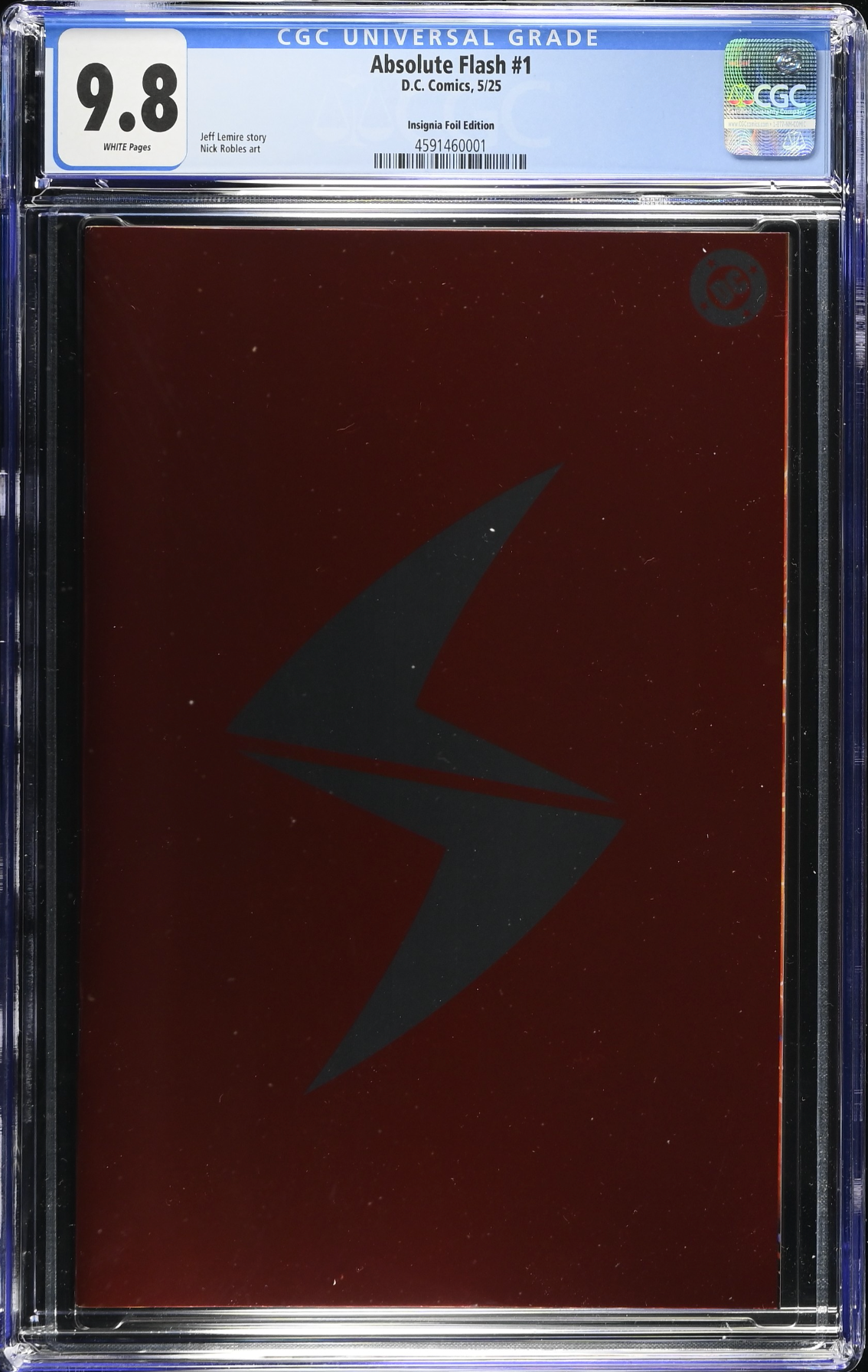 Absolute Flash #1 Insignia Foil Variant CGC 9.8